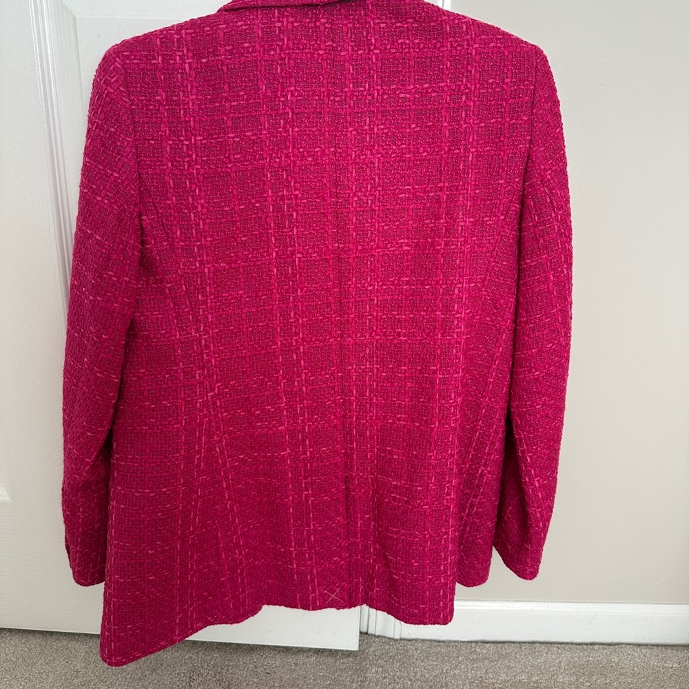 Ann Taylor Pink Tweed Blazer - Picture 4 of 4